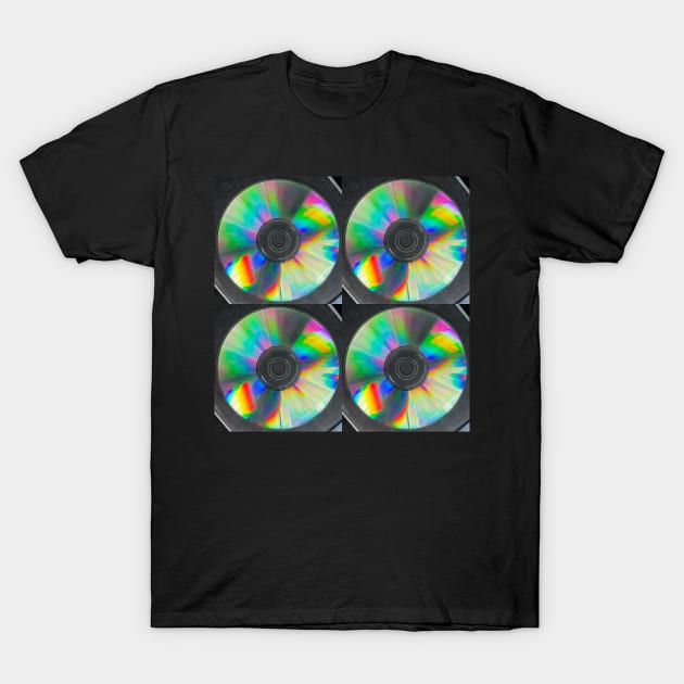 compact discs T-Shirt by theseatedbaker